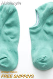 Huidianyin 10 Colors Summer Mesh Breathable Short Sock Slippers Men Soild Non-slip Silicone Socks Men's Ankle Invisible Boat Socks