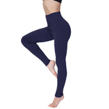 Huidianyin Style Brushed Pants Bottoming Trousers Thin Solid Color Skinny Tight Yoga Pants