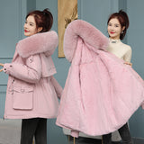 To Overcome The Female Short Korean Version Of Fashion Loose Tooling Down Cotton Clothes Winter Waist Large Size Thick Small Padded Clothes