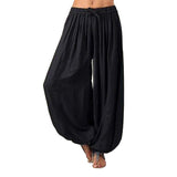 Huidianyin Ladies' Knickers Loose Casual Rayon Wide Tube Pants Harlan Pants Yoga Dance Pants