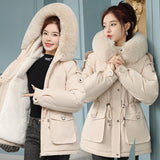 To Overcome The Female Short Korean Version Of Fashion Loose Tooling Down Cotton Clothes Winter Waist Large Size Thick Small Padded Clothes