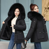 To Overcome The Female Short Korean Version Of Fashion Loose Tooling Down Cotton Clothes Winter Waist Large Size Thick Small Padded Clothes