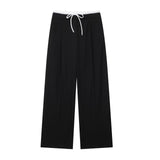 Huidianyin New Double Waistband Wide-Legged Pants Casual Pants 1608225