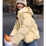 Down Cotton-Padded Jacket Female Winter 2024 New Style Small Loose Thick Bread Clothes Cotton-Padded Jacket Jacket