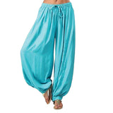 Huidianyin Ladies' Knickers Loose Casual Rayon Wide Tube Pants Harlan Pants Yoga Dance Pants