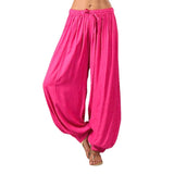 Huidianyin Ladies' Knickers Loose Casual Rayon Wide Tube Pants Harlan Pants Yoga Dance Pants