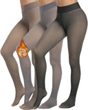 Huidianyin Skin-Penetrating Leggings With Velvet And Warm Feet On Sexy Stewardess Pants Fake Meat-Penetrating Pantyhose