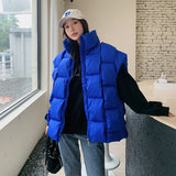 New Oversize Cotton Clothing Women Winter Korean Loose Small Vest Cotton-Padded Jacket Coat Bread Clothing