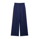 Huidianyin New Pleated Wide-Leg Pants In Spring 9686 8372124