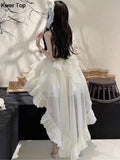 Huidianyin Elegant Birthday Lolita Party Dress With Underskirt Outfits Women French Ruffles Dancing Vestidos Summer Korean Clothes