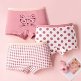 Huidianyin Kids Panties 7 Collections Chirdren's Underwear Lovely Girls Briefs Floral Grid Cute Pants Baby Dots Cotton Underpants