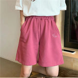 Huidianyin Women High Waist Sweatpants Korean Fashion Plus Size Casual Loose Wide Leg Pants Harajuku All Match Female Running Shorts