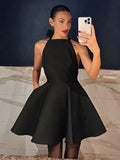 Huidianyin Hem Square Neck Suspender Dress Women Fashion Off Shoulder Sleeveless Black Dresses 2024 Casual Female Party Vestidos