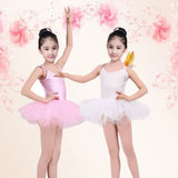 Huidianyin Ballet Dress Girls Fluffy Dream Dance Costumes Children Dance Exercise Clothes Small Princess Fluffy Dancewear