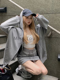 Huidianyin Korean Fashion Y2k Two Piece Set Women Sportwear Elegant Tracksuist Female Hooded Sweatshirt£«Sweet Skirt Set 2024 New