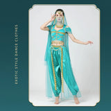 Huidianyin Belly Dance Costumes Set For Women Noble Jasmine Cosplay Stage Performance Dancewear Festival Arabian Costumes