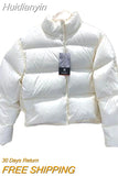 Huidianyin New Cotton Padded all-match Solid Parka Winter Down Coat Women Winter Snow Jacket Casual Thick Puffer Jacket