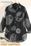 Huidianyin Women's Printed Blouse Autumn ZANZEA 2023 Vintage Long Tops Loose Casual Long Sleeve Shirts Female Cotton Tunic Tops Blusas 1