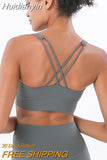 Huidianyin Tops Fashion Women Sexy Yoga Bra Arrival Fitness Gym Clothes Good Elastic Backless Athletic Sportswear Hot Selling Cloth