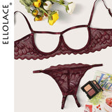 Huidianyin Lingerie Set Sexy Hollow Out Lingerie Underwear Set Women's Push Up Bra Erotic Lingerie Sex Underwear For Women