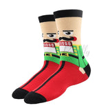 Huidianyin 2023 Christmas Socks Women PEONFLY Funny Santa Claus Christmas Tree Snow Elk Cotton Happy Socks Men Harajuku New Year Sokken