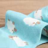 Huidianyin Autumn Women Socks Cartoon Animal Cute Sheep Cow Socks for Girls Warm Cotton Sock for Ladies Christmas Gifts