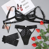 Huidianyin Sensual Lingerie Hollow Out Exotic Costumes Hot Sexy Underwear For Sex Porn Sissy Erotic Sets Fantasy Bra Thongs