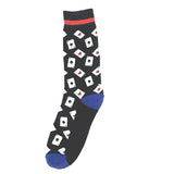 Huidianyin Funny Chilli Space Poker Pattern Socks Men Japanese Style Harajuku Happy Socks Casual Comfort Skateboard Hip Hop Socks