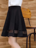 Huidianyin Tulle Skirt Women Summer High Waist Skirt Up Party Petticoat Fashion Casual Style New Goth Dark