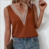 huidianyin V Neck Summer Lace Blouse for Woman 2023 Fashion Casual Top Solid Elegant Shirt Women's Office Lady Blusas New 25991