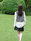 Huidianyin Sweater Vest Women Harajuku Elegant Casual Tops All-match Preppy Korean Style Simple Basic Chic Streetwear