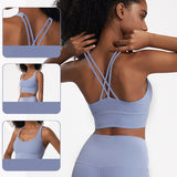 Huidianyin Tops Fashion Women Sexy Yoga Bra Arrival Fitness Gym Clothes Good Elastic Backless Athletic Sportswear Hot Selling Cloth