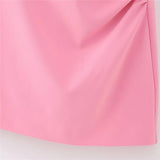 Huidianyin Pink Corset Dress Woman Off Shoulder Short Dresses For Women Strapless Backless Sexy Mini Dress 2023 Summer Party Dresses