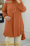 Huidianyin Spring 2023 Muslim Puff Sleeve Women Blouse Female Solid Color O-Neck Shirt Tunic Elegant Casual Blouses Blusas Tops